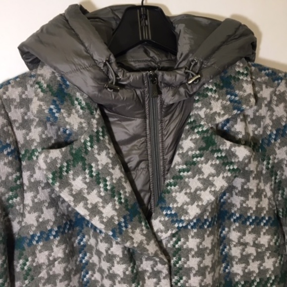 ☃️Houndstooth Coat, Removable Hood🔥 - Picture 4 of 8
